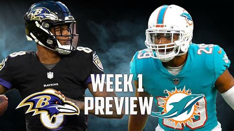 Baltimore Ravens vs Miami Dolphins Week1 Preview 2019 - YouTube