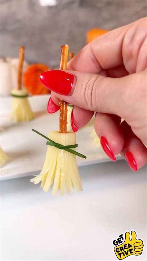 🧙‍♀️ Hocus Pocus Broomsticks 🧹 by chefgenevieve | Easy halloween food, Halloween food appetizers ...