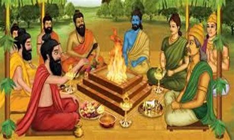 Dasharatha performs Ashvamedha Yagam