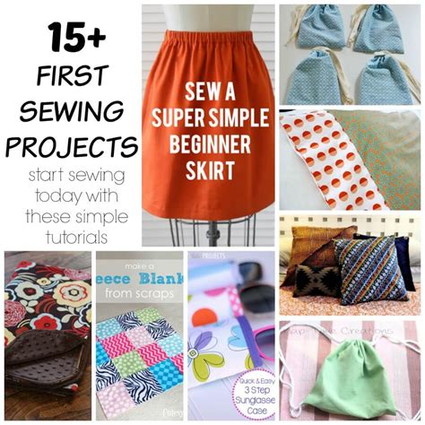 First Sewing Projects- get started sewing with Easy Projects - Nap-time ...