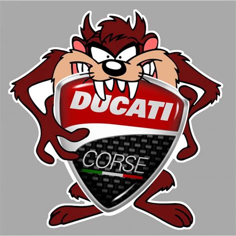 DUCATI CORSE TAZ Sticker - cafe-racer-bretagne.clicboutic.com