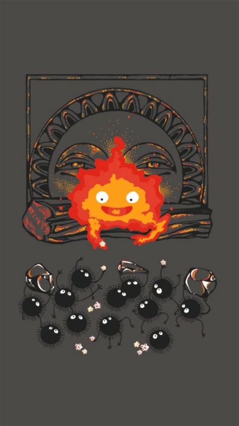 Wallpaper Calcifer - Howl's moving castle Calcifer Art, Howl's Moving Castle Calcifer, Howl’s ...