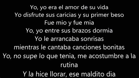 El Amor De Su Vida - Julion Alvarez - Letra - YouTube