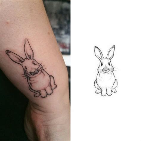 My tattoo! Bunny, Rabbit tattoo. So cute! (But I'm not in love with the actual tattoo) | Bunny ...