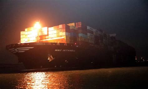 Cargo vessel refloated after being stranded in Suez Canal