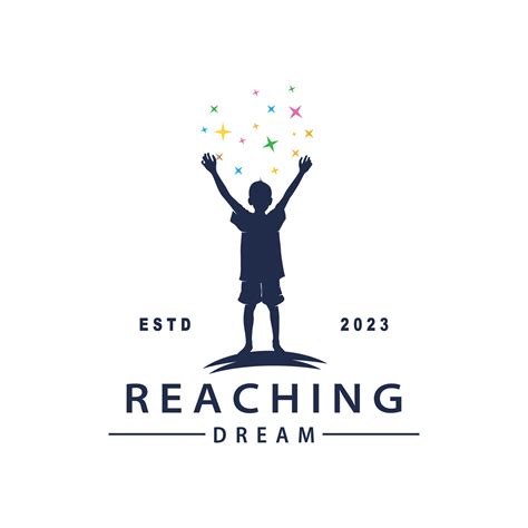 Dream Logo, Kids Dream Inspiration Design, Fun Learning Star Reach ...