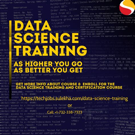 Data Science Training and Certification Course - EDU TRAINING INFO