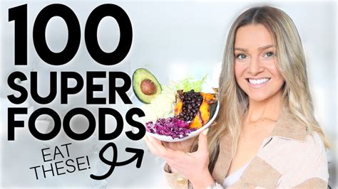 100 Powerful Superfoods + Simple Recipe Ideas - YouTube