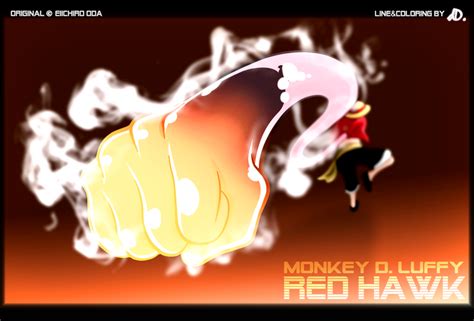 Monkey D. Luffy - Red Hawk by dDsign on DeviantArt