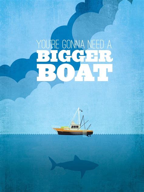 Jaws Movie Poster Quote | Movie posters, Movie posters minimalist, Jaws movie poster