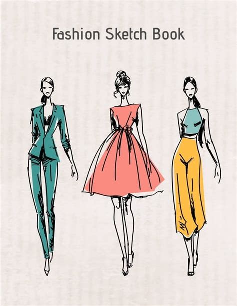 Fashion Sketch Book: Fashion Sketch Book : My Fashion Design ...