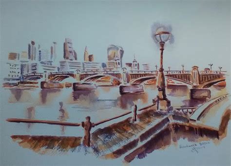 Southwark Bridge -London- | London bridge, Southwark, Island