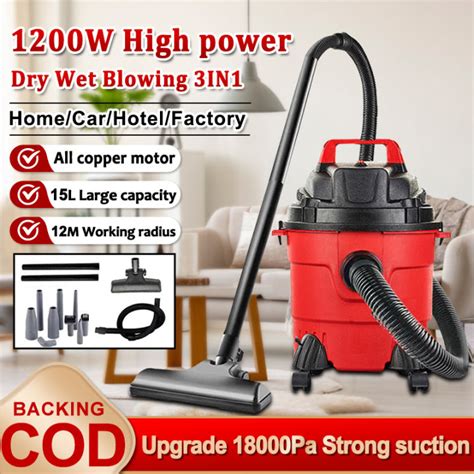 Vacuum cleaner portable Handheld heavy duty powerful 1200W high-power ...