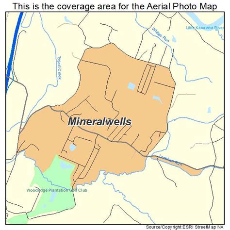 Aerial Photography Map of Mineralwells, WV West Virginia