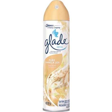 Glade 8 oz. Pure Vanilla Joy Air Freshener Spray (12-Pack)-74539 - The Home Depot