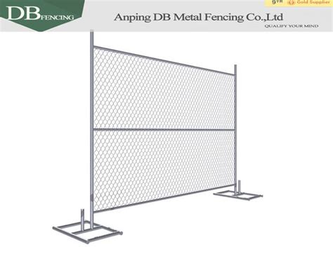 Hot Sale 6'x10' Vinyl Coated Chain Link Fence Panels