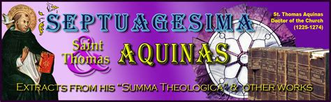 Septuagesima with Aquinas - Devotion to Our Lady