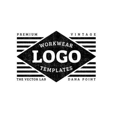 Vintage Workwear Logo Templates - TheVectorLab