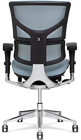 X Chair X3 Ergonomic Nylon High Back Task Chair Glacier - Office Depot