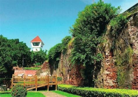 Anping Fort built by the Dutch which took ten years to build (1624 - 1634) on the island of ...