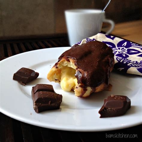 Chocolate French Eclairs with Cinnamon Cream - Healthy World Cuisine ...