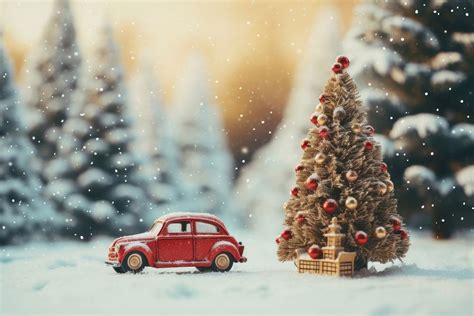 Christmas tree car vehicle. AI | Free Photo - rawpixel