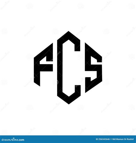 FCS Letter Logo Design with Polygon Shape. FCS Polygon and Cube Shape ...