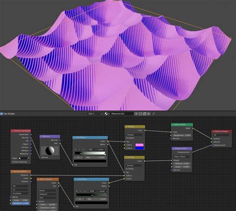 shaders - Blending Displacement Textures with Geometry Node - why doesnt it work? - Blender ...