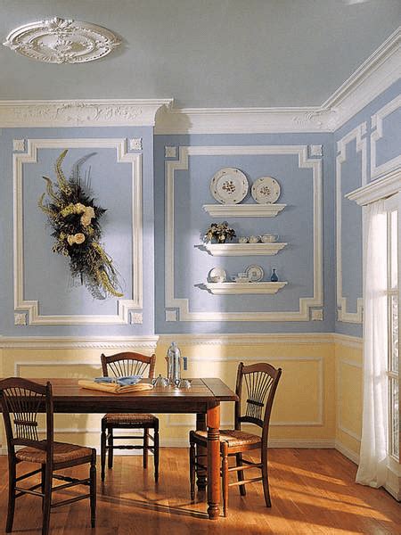 Interesting Dining Room Wall Molding Ideas