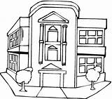 City Buildings Coloring Pages At GetColoringscom  Free Printable sketch template