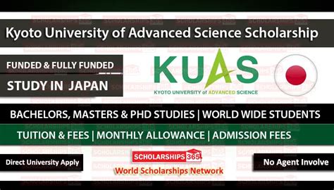 Kyoto University of Advanced Science (KUAS) Scholarship 2022 in Japan - Fully Funded