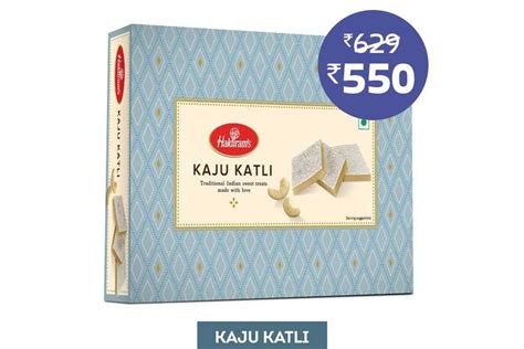 Order Kaju Katli 450 Gm from Haldiram Sweets And Savouries on EatSure