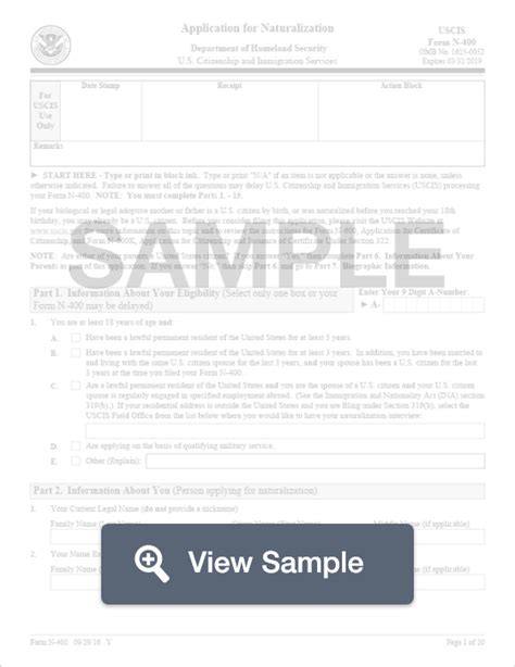 N 400 Form Pdf 2023 - Printable Forms Free Online