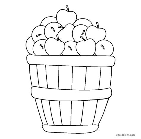 Free Printable Apple Coloring Pages For Kids