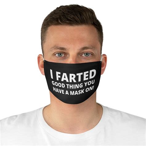 I Farted Face Mask Funny Face Mask for Men and Women - Etsy