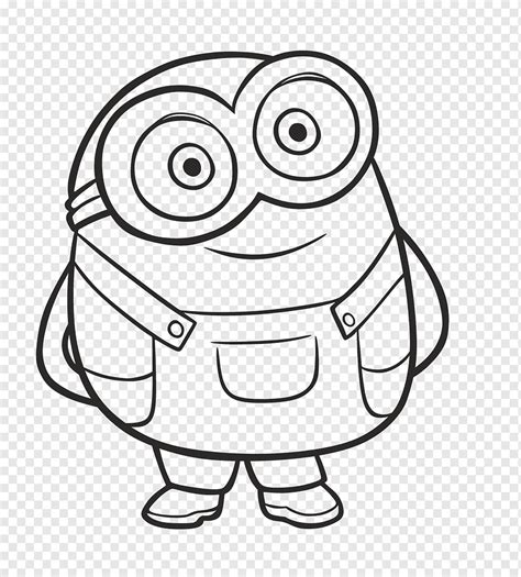 Sketsa Minion Terlucu untuk Latihan Menggambar javalaku