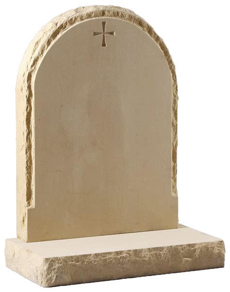 Sandstone Headstone with Natural Edges | Leverton Brothers