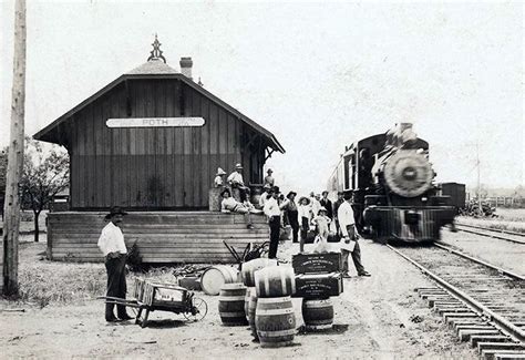 Click to enlarge | Train depot, Railroad history, Texas history