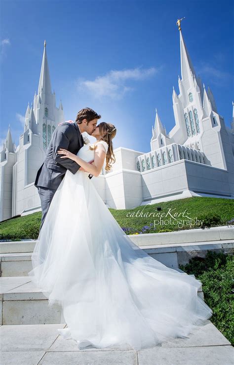 LDS Temple San Diego Wedding. Portrait Photographer. Catharine Kurtz Photography. Seni… | Temple ...