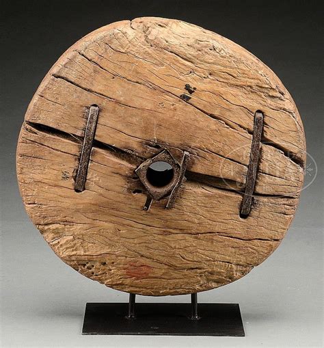 Sold Price: ANCIENT RELIC WOODEN WAGON WHEEL. - August 4, 0117 10:00 AM EDT | Wooden wagon ...