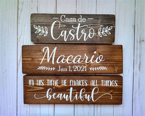 Custom Wood Signs small custom wood plaque wedding table | Etsy