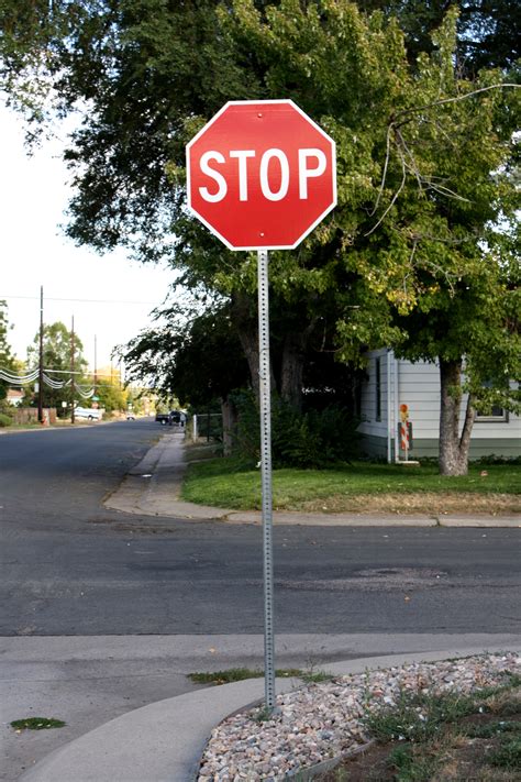 Stop Sign on Street Corner Picture | Free Photograph | Photos Public Domain