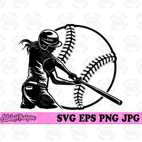 Softball Player Svg, Sports Mom T-shirt Design Png, Ball is Life Cut File, Sexy Batter Clipart ...