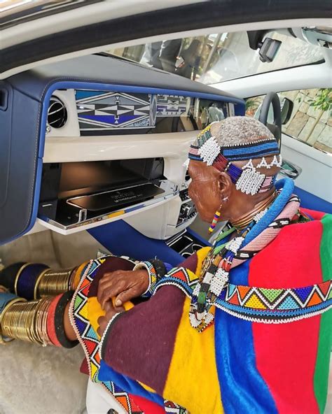 Renowned Cultural Icon Dr. Esther Mahlangu Paints Unique Ndebele-Inspired Artwork For Rolls ...