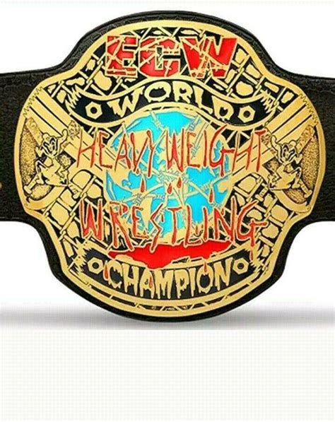 ECW Championship WORLD HEAVYWEIGHT Championship Belt - Ultra Power ...