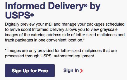 Sign-Up For USPS Informed Delivery. It's FREE! | A Very Sweet Blog