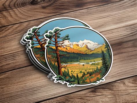 Yellowstone National Park Stickers, Yellowstone Stickers, Yellowstone National Park Gifts, Happy ...