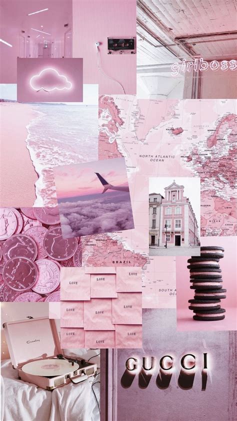 View 22 Baby Pink Aesthetic Collage Wallpaper Laptop - bikewasuke