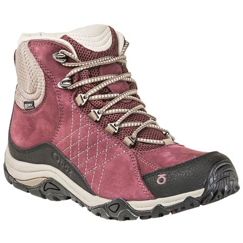 Womens Black Waterproof Hiking Shoes