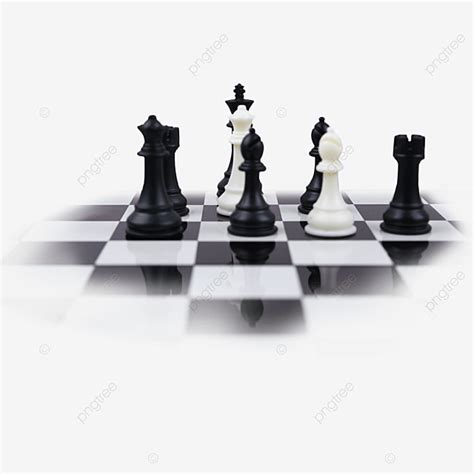 Black And White Chess Board Chess Pieces, Black, International Chess ...